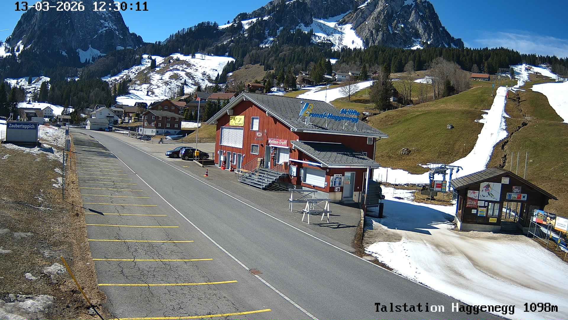 Archiv Foto Webcam Talstation Skilifte Brunni-Haggenegg, Zentralschweiz