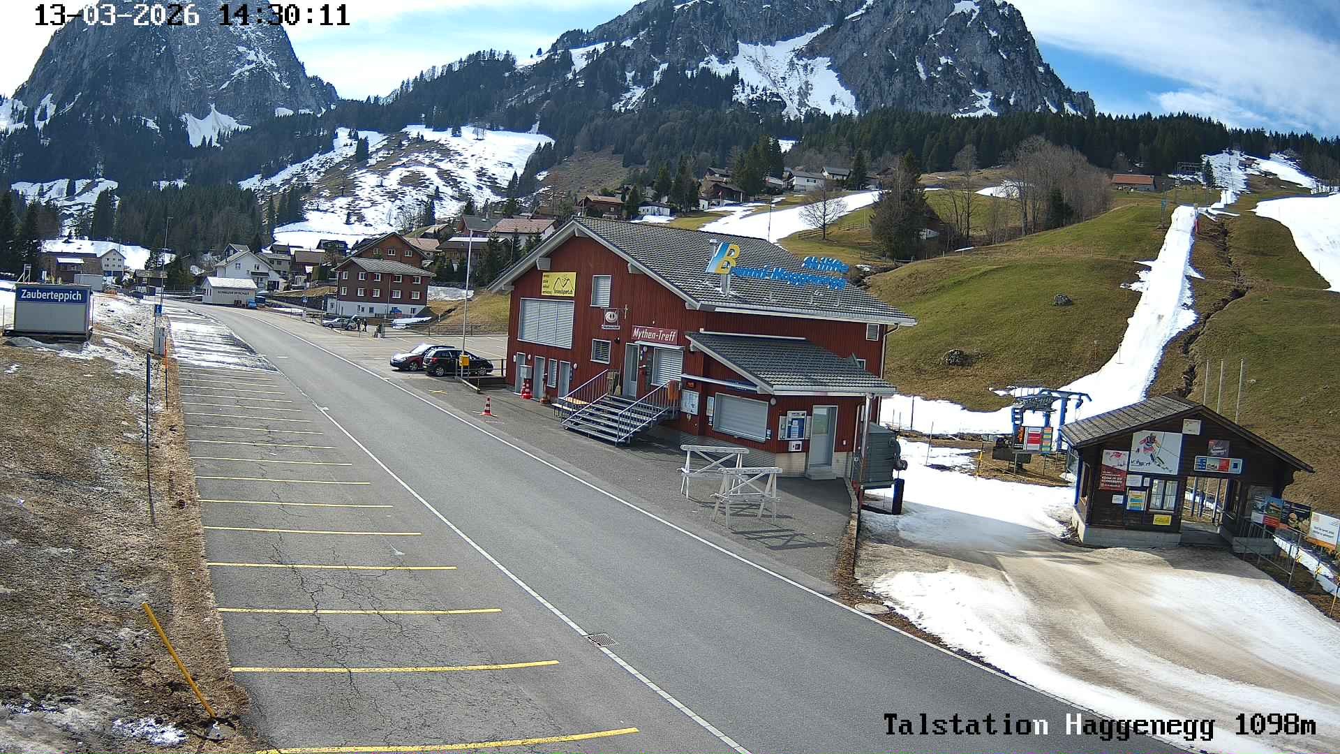 Archiv Foto Webcam Talstation Skilifte Brunni-Haggenegg, Zentralschweiz