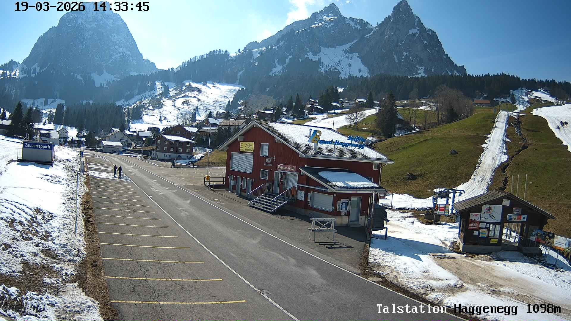 Archiv Foto Webcam Talstation Skilifte Brunni-Haggenegg, Zentralschweiz