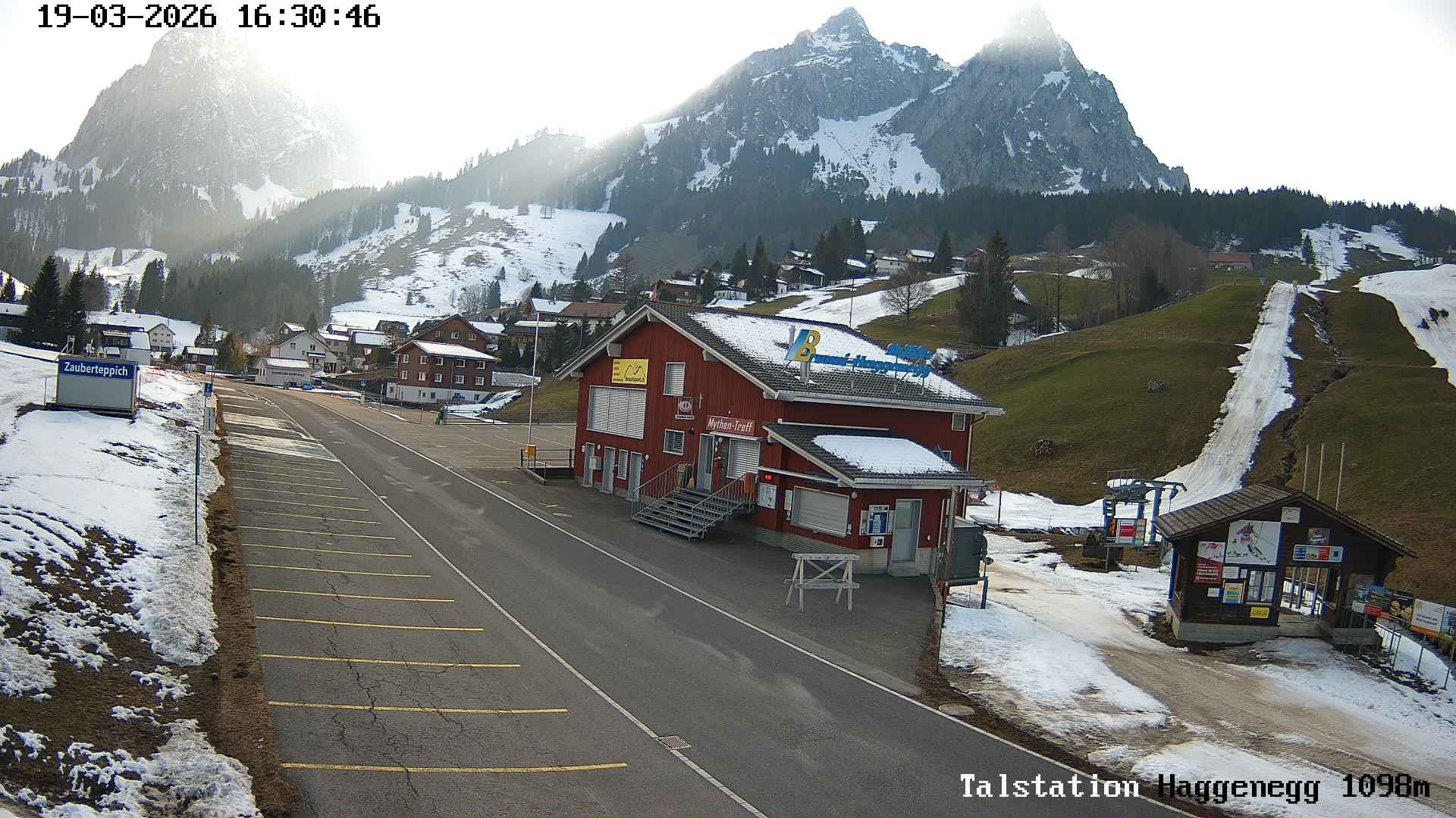 Archiv Foto Webcam Talstation Skilifte Brunni-Haggenegg, Zentralschweiz