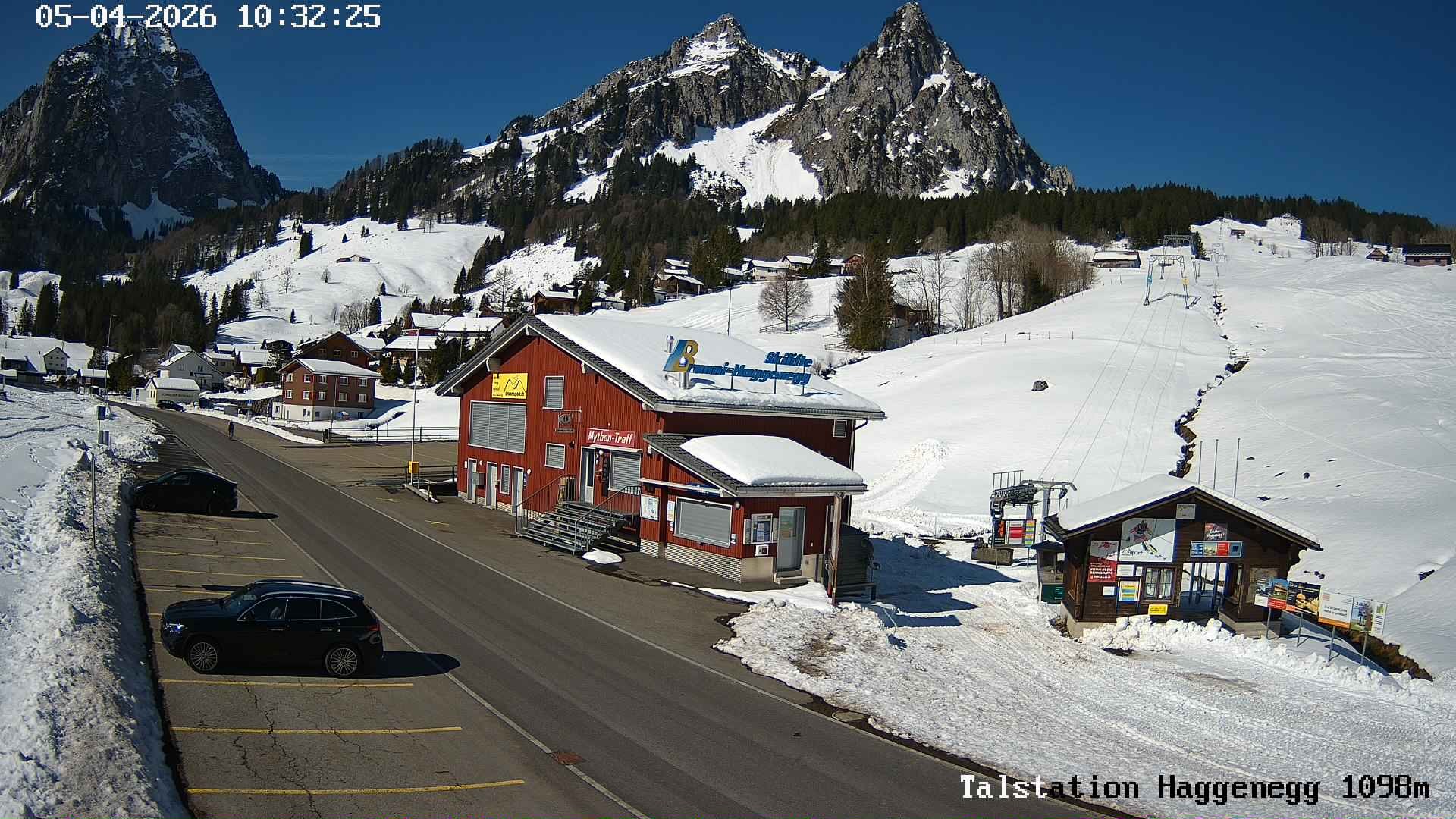 Archiv Foto Webcam Talstation Skilifte Brunni-Haggenegg, Zentralschweiz