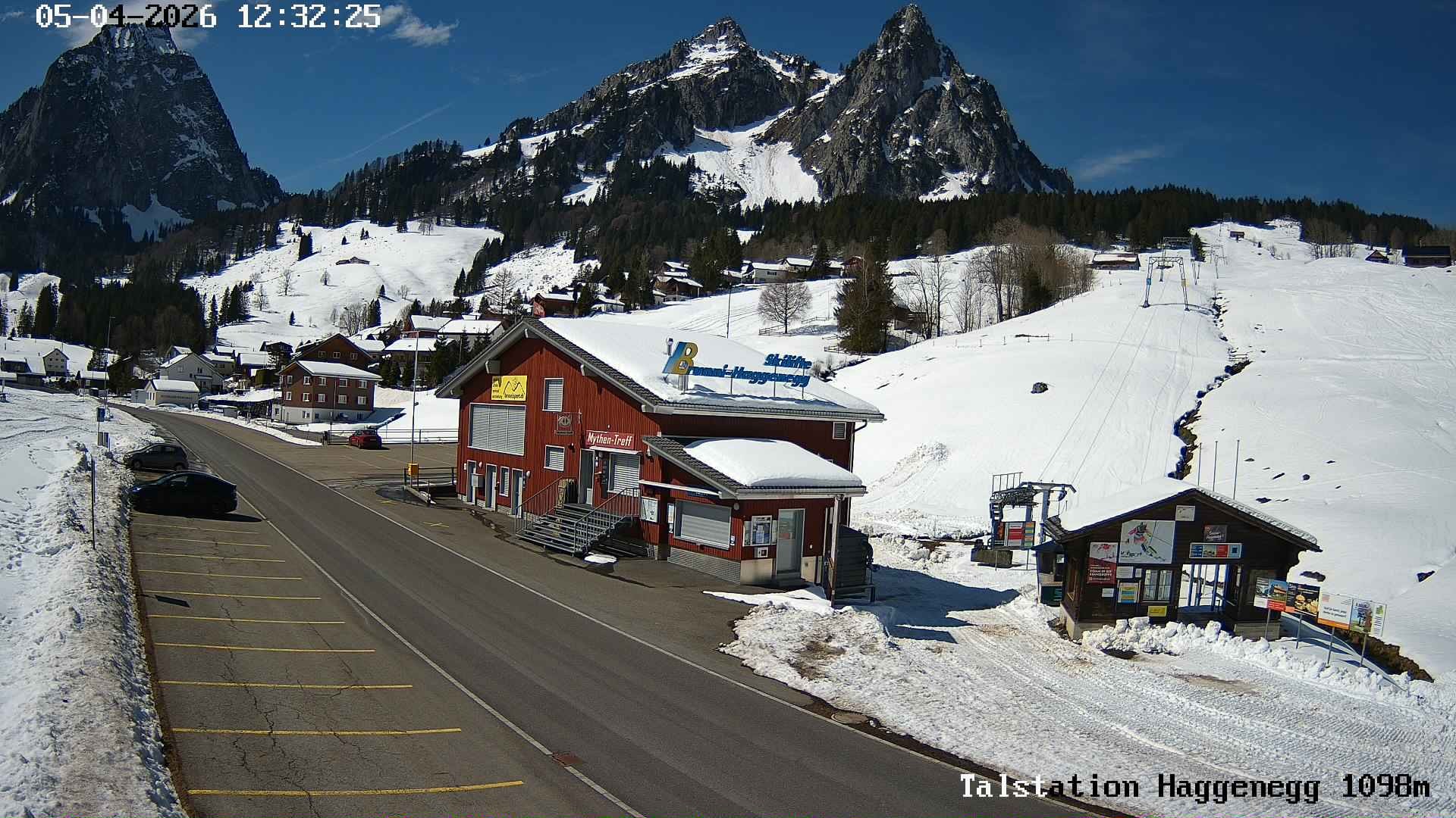 Archiv Foto Webcam Talstation Skilifte Brunni-Haggenegg, Zentralschweiz