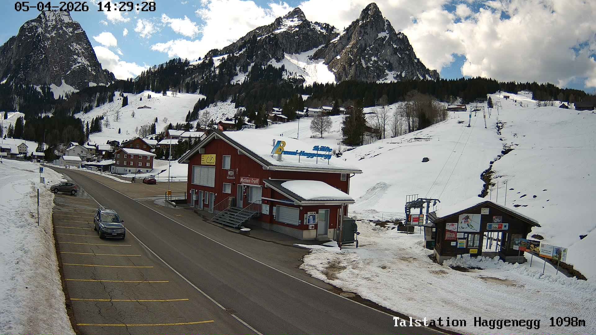 Archiv Foto Webcam Talstation Skilifte Brunni-Haggenegg, Zentralschweiz