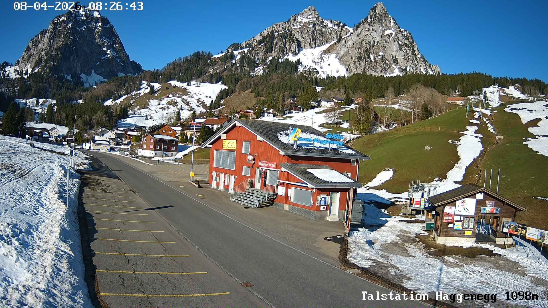 Archiv Foto Webcam Talstation Skilifte Brunni-Haggenegg, Zentralschweiz