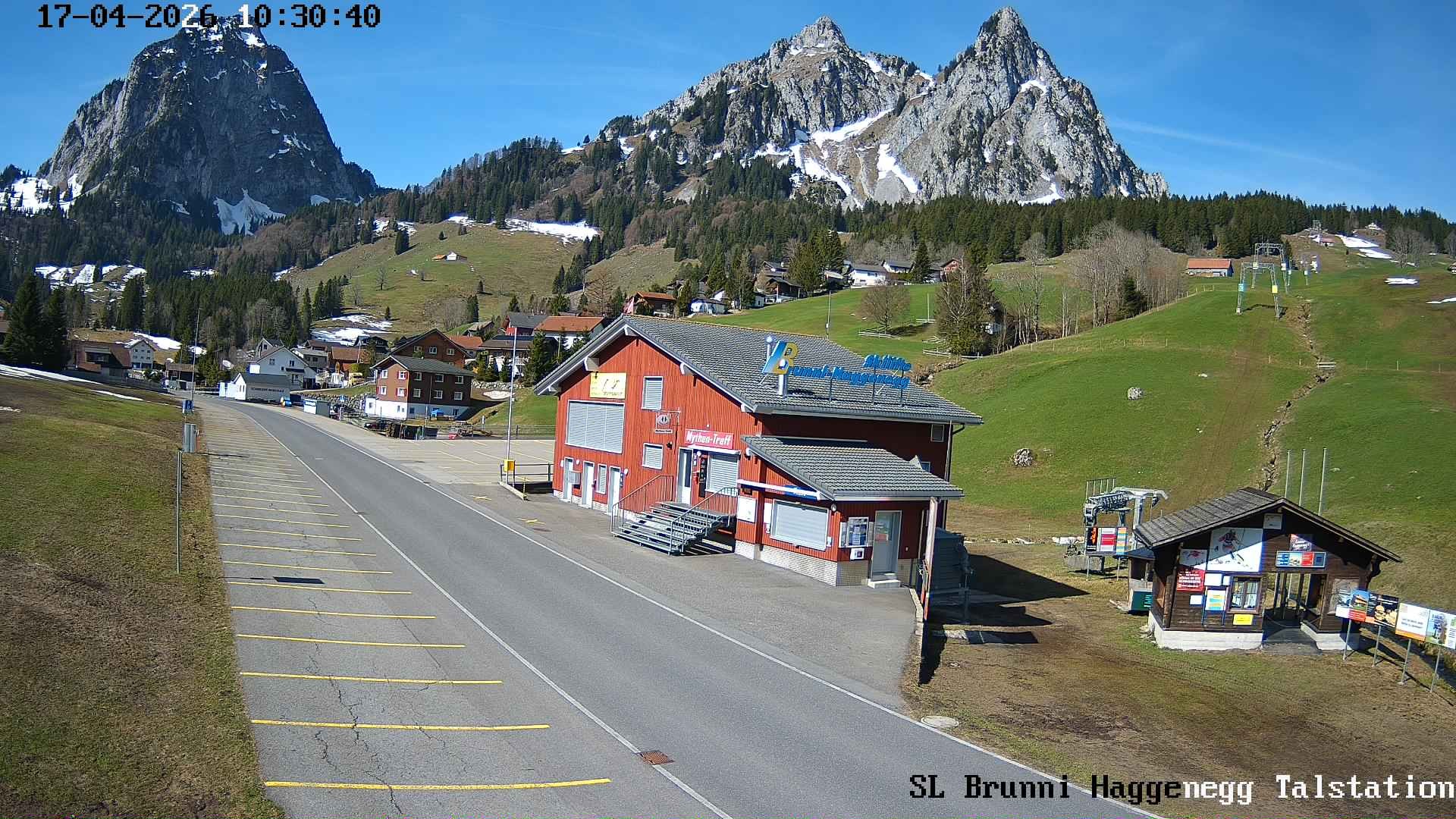 Archiv Foto Webcam Talstation Skilifte Brunni-Haggenegg, Zentralschweiz