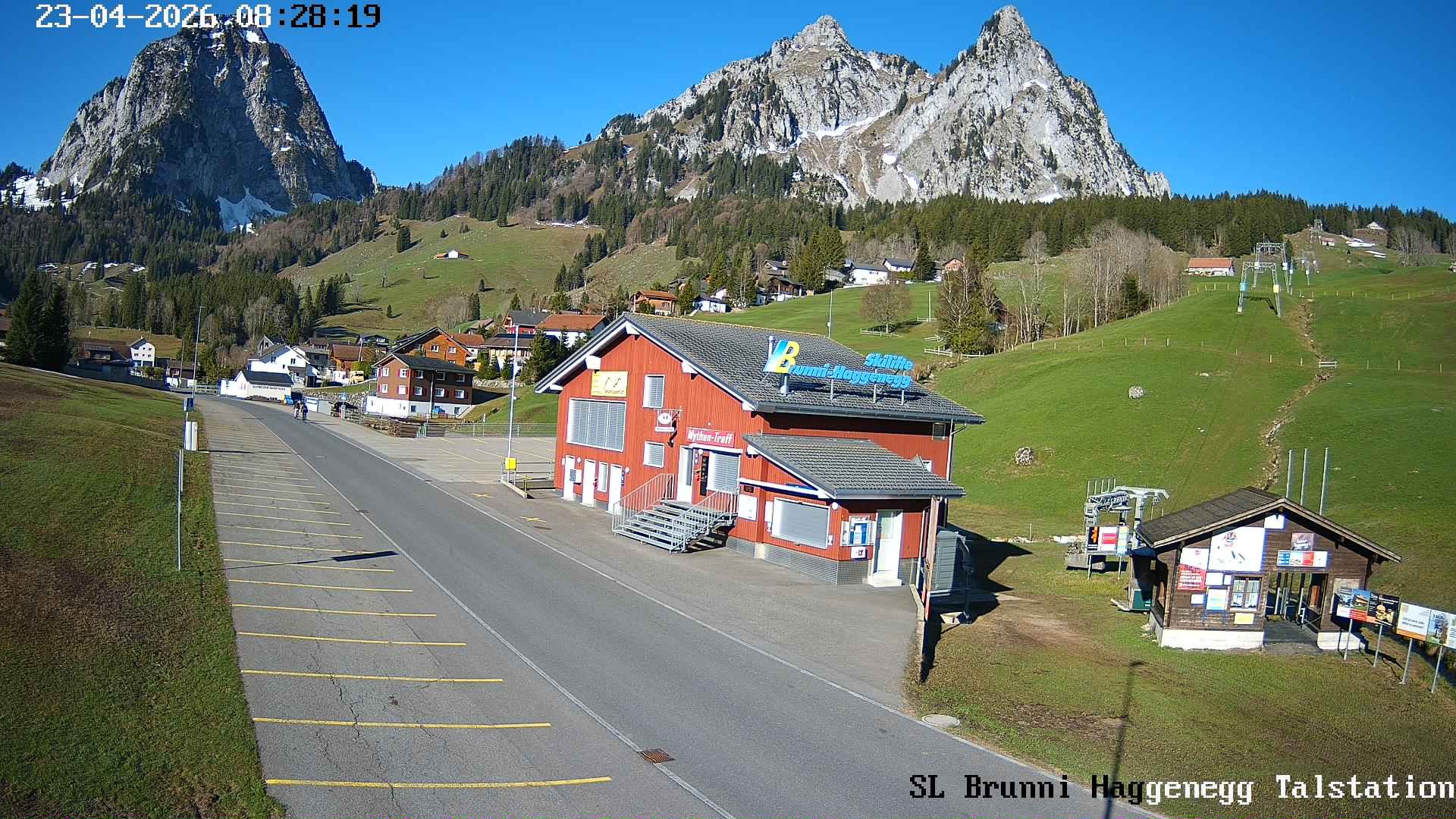 Archiv Foto Webcam Talstation Skilifte Brunni-Haggenegg, Zentralschweiz