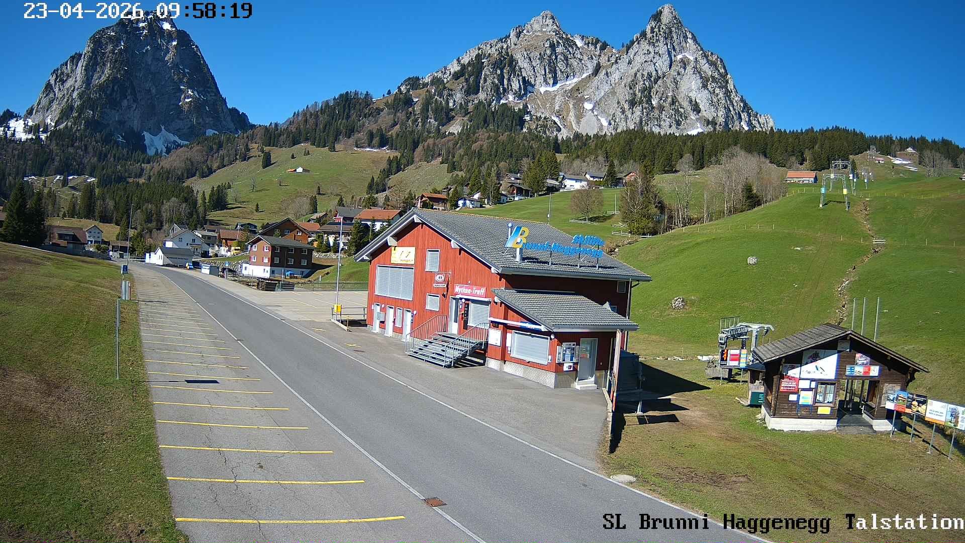 Archiv Foto Webcam Talstation Skilifte Brunni-Haggenegg, Zentralschweiz