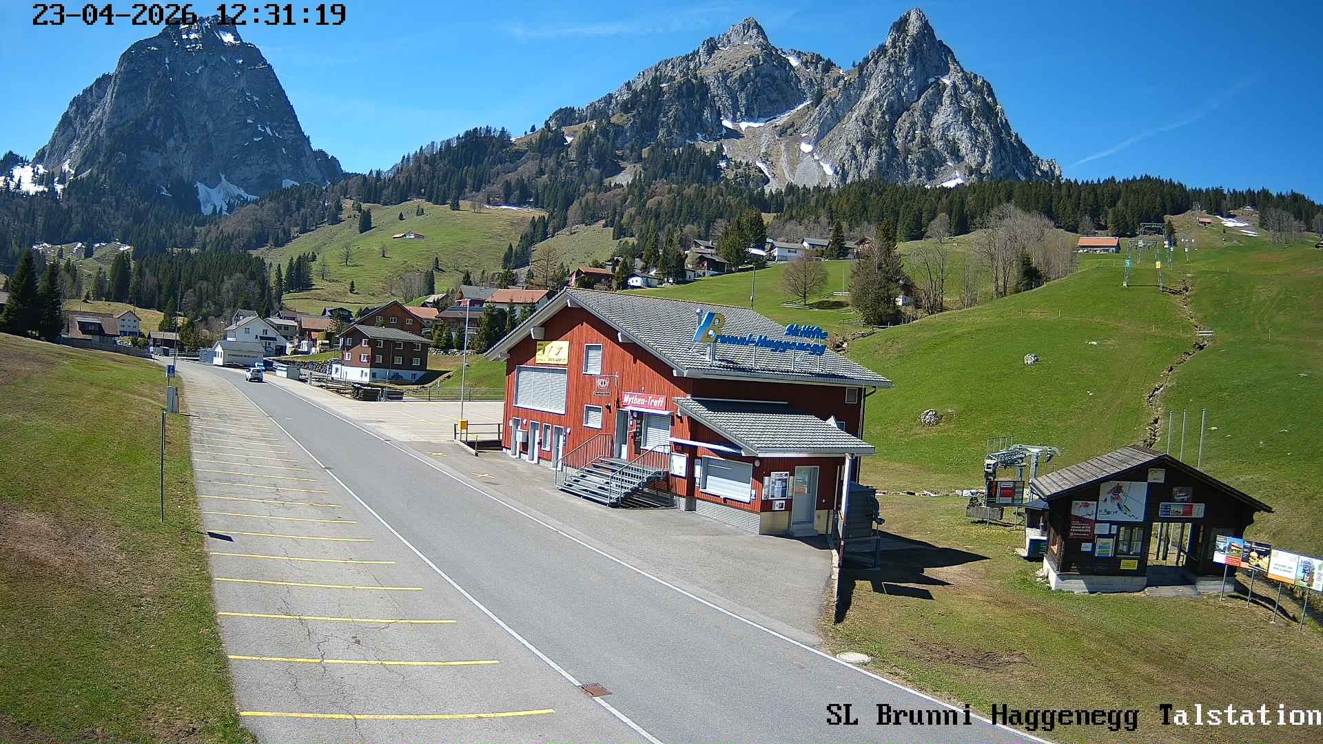 Archiv Foto Webcam Talstation Skilifte Brunni-Haggenegg, Zentralschweiz