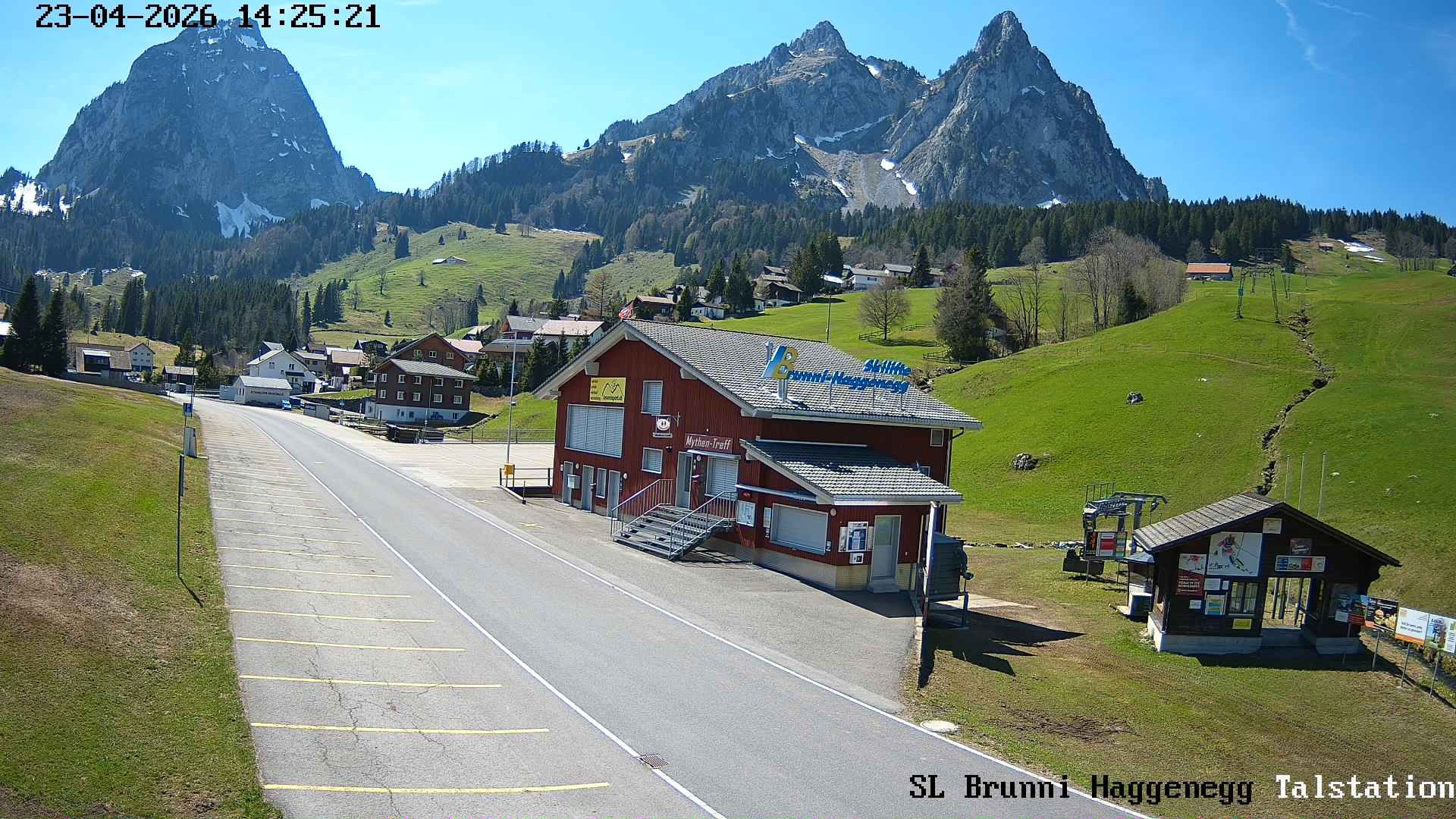 Archiv Foto Webcam Talstation Skilifte Brunni-Haggenegg, Zentralschweiz