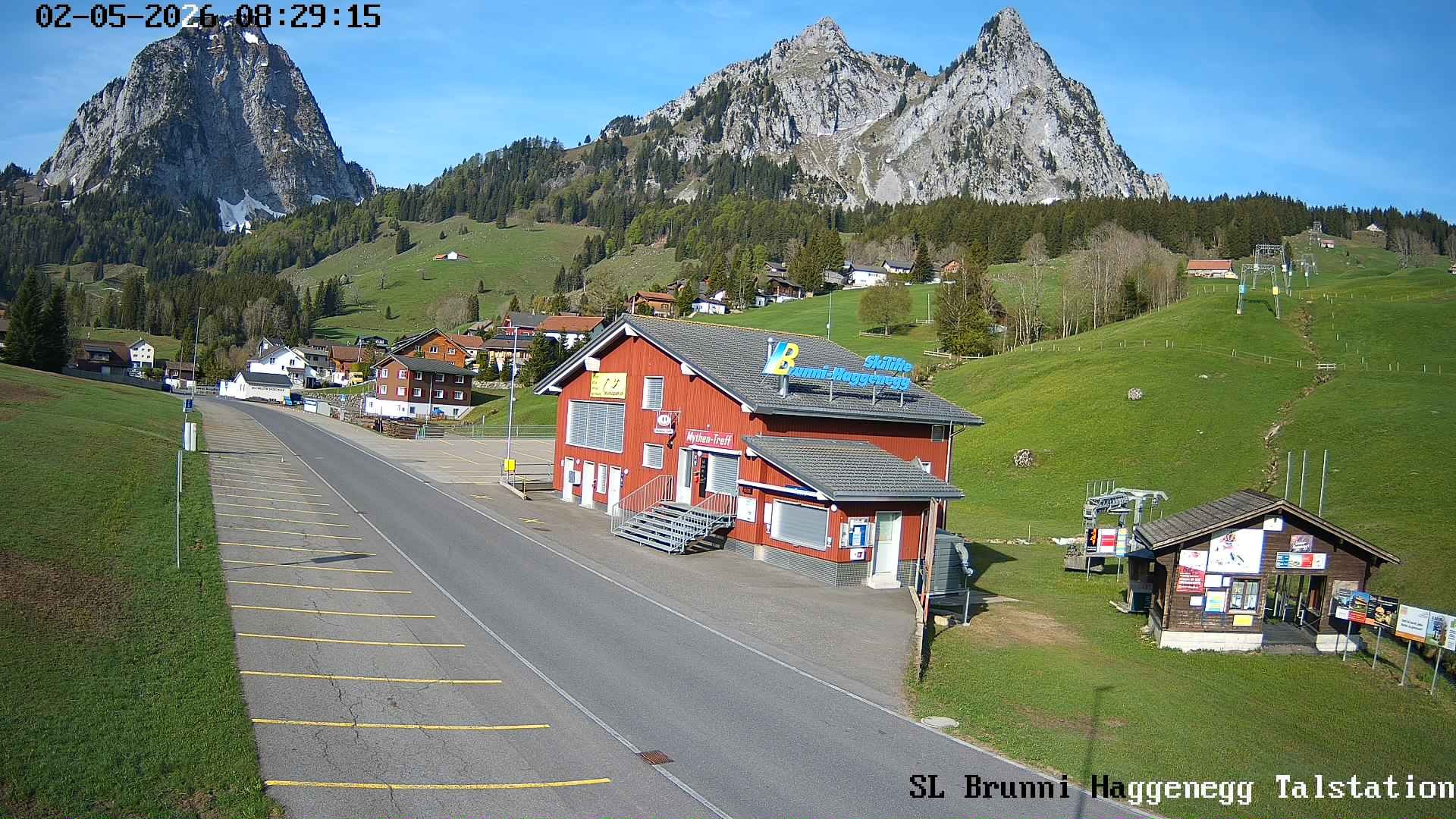 Archiv Foto Webcam Talstation Skilifte Brunni-Haggenegg, Zentralschweiz