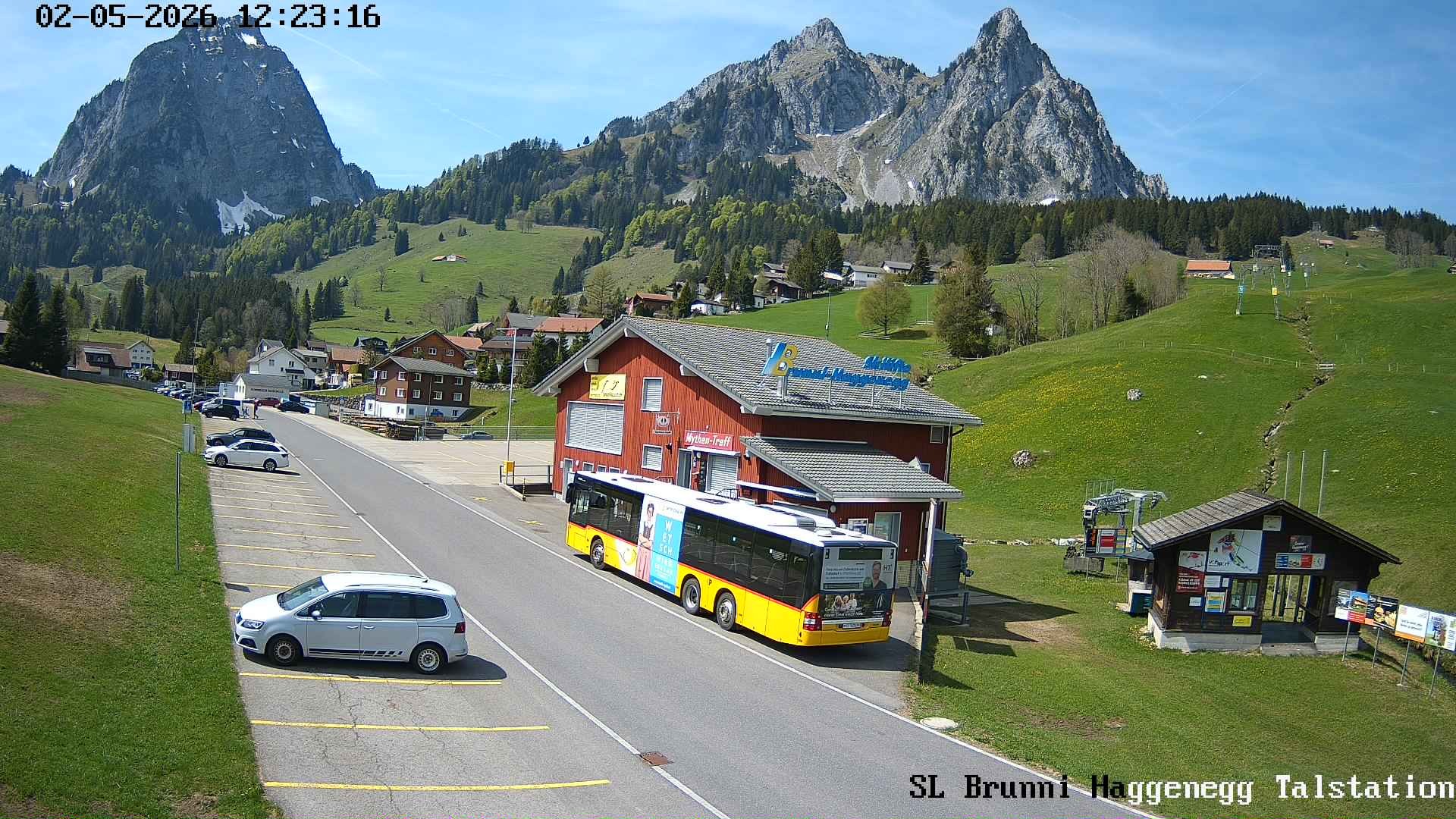 Archiv Foto Webcam Talstation Skilifte Brunni-Haggenegg, Zentralschweiz