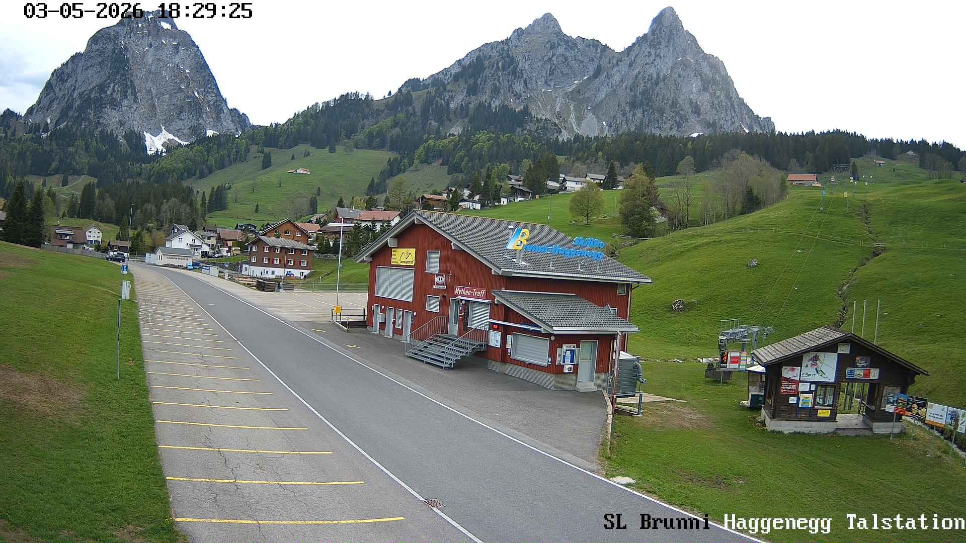 Archiv Foto Webcam Talstation Skilifte Brunni-Haggenegg, Zentralschweiz
