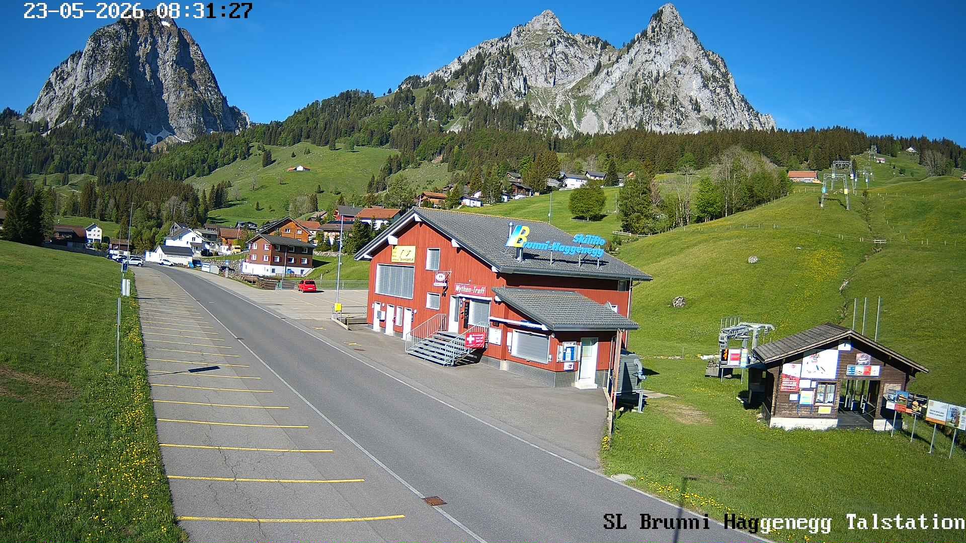 Archiv Foto Webcam Talstation Skilifte Brunni-Haggenegg, Zentralschweiz