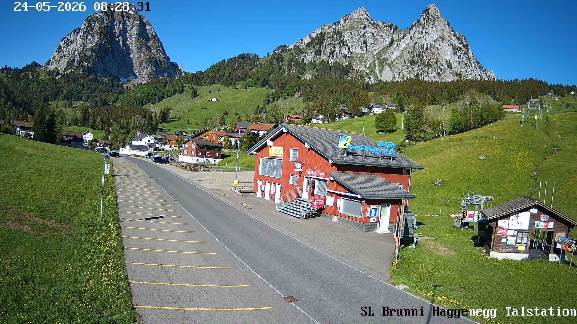 Archiv Foto Webcam Talstation Skilifte Brunni-Haggenegg, Zentralschweiz
