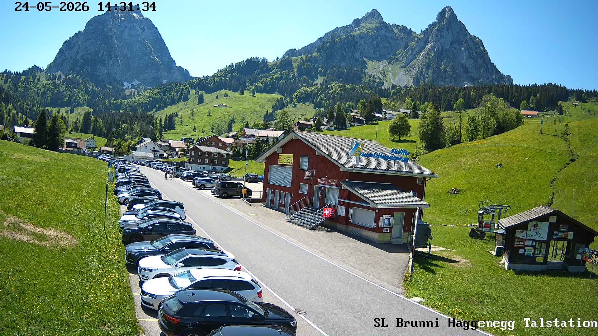 Archiv Foto Webcam Talstation Skilifte Brunni-Haggenegg, Zentralschweiz