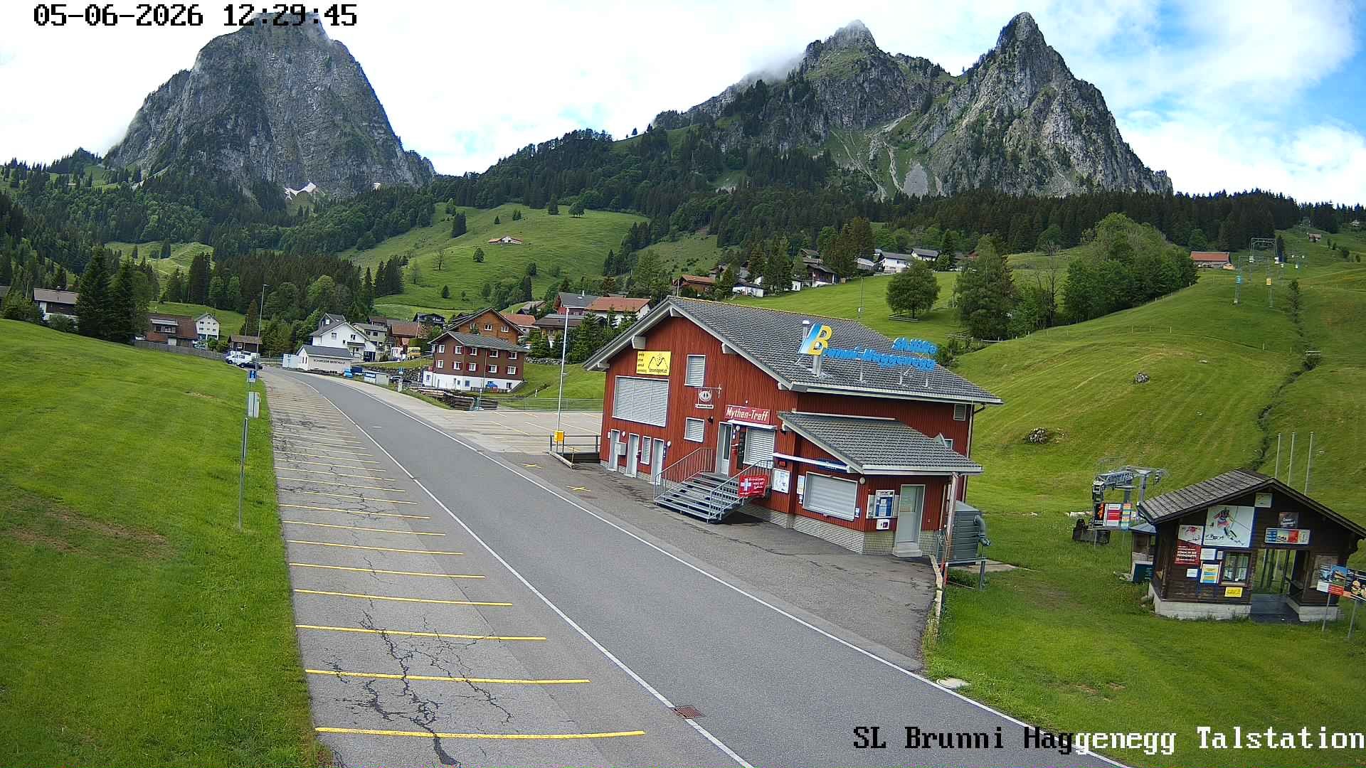 Archiv Foto Webcam Talstation Skilifte Brunni-Haggenegg, Zentralschweiz