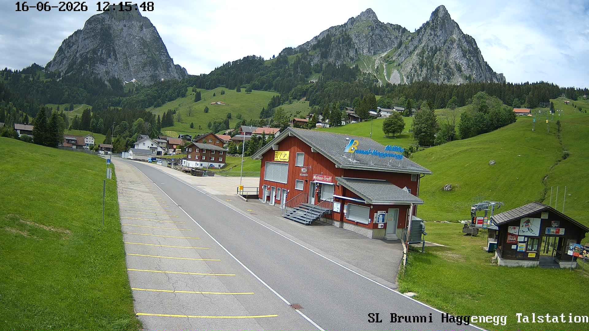 Archiv Foto Webcam Talstation Skilifte Brunni-Haggenegg, Zentralschweiz