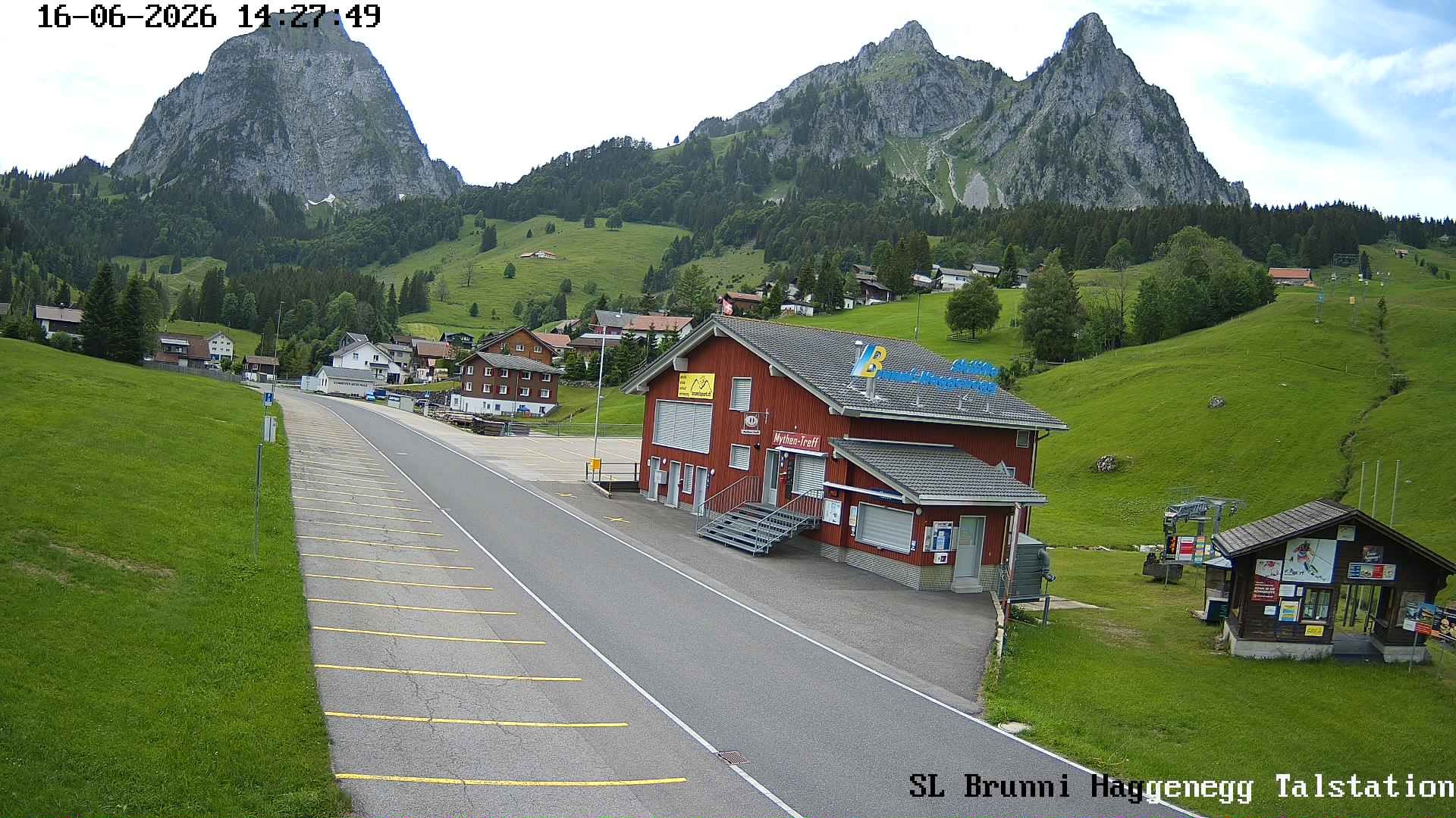 Archiv Foto Webcam Talstation Skilifte Brunni-Haggenegg, Zentralschweiz