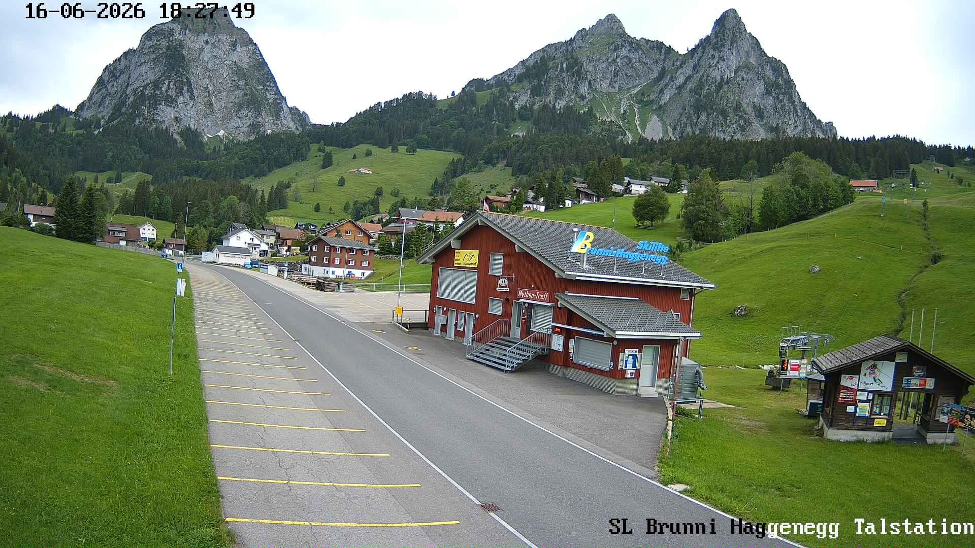 Archiv Foto Webcam Talstation Skilifte Brunni-Haggenegg, Zentralschweiz