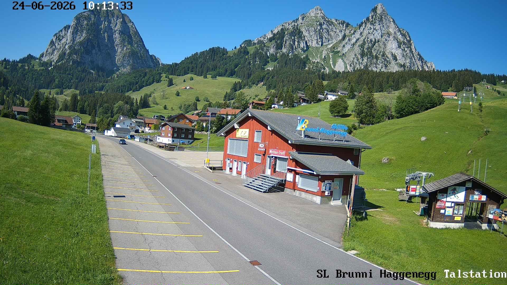 Archiv Foto Webcam Talstation Skilifte Brunni-Haggenegg, Zentralschweiz