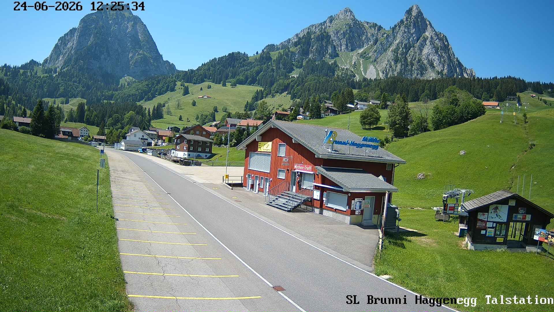 Archiv Foto Webcam Talstation Skilifte Brunni-Haggenegg, Zentralschweiz
