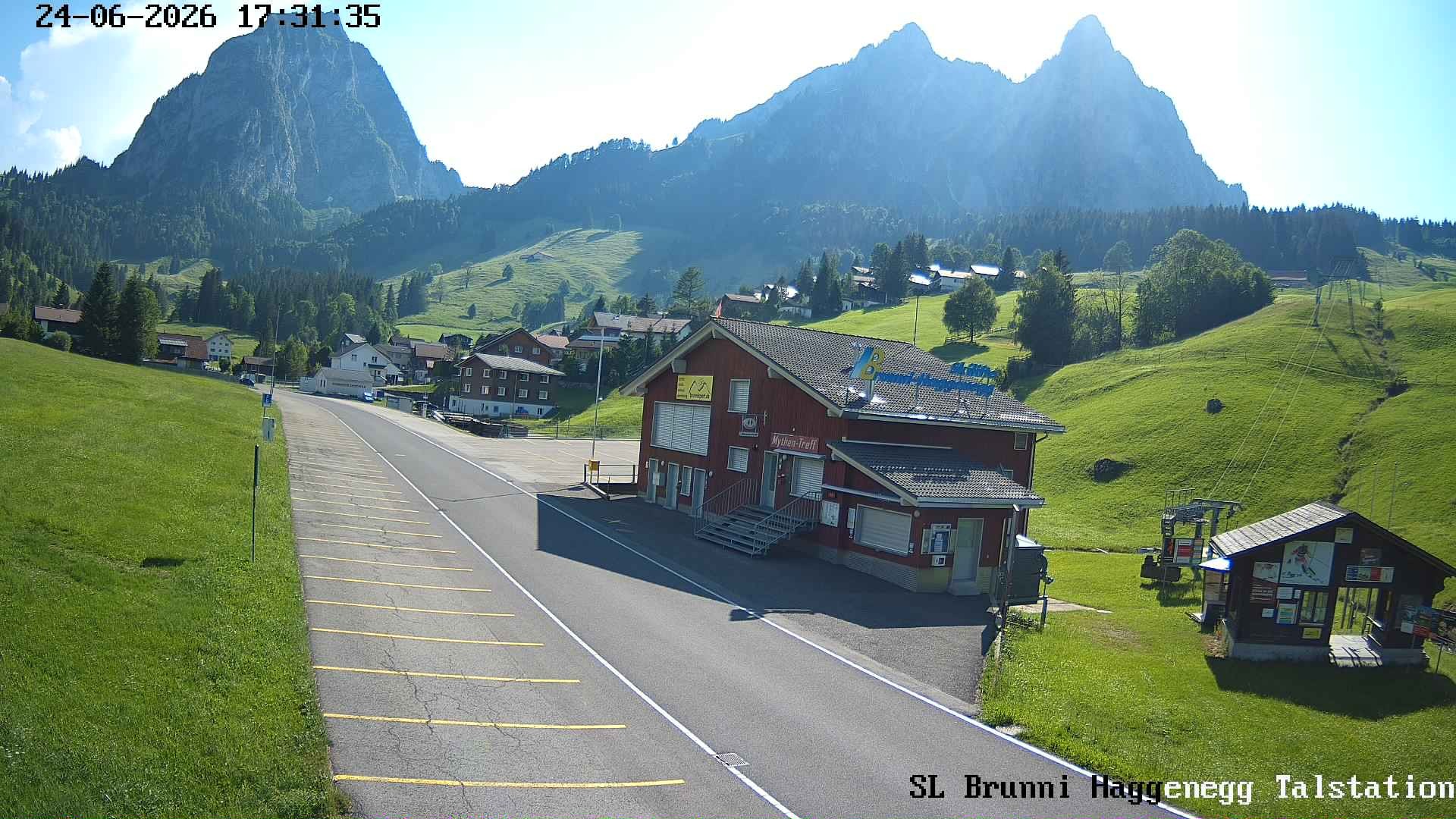 Archiv Foto Webcam Talstation Skilifte Brunni-Haggenegg, Zentralschweiz