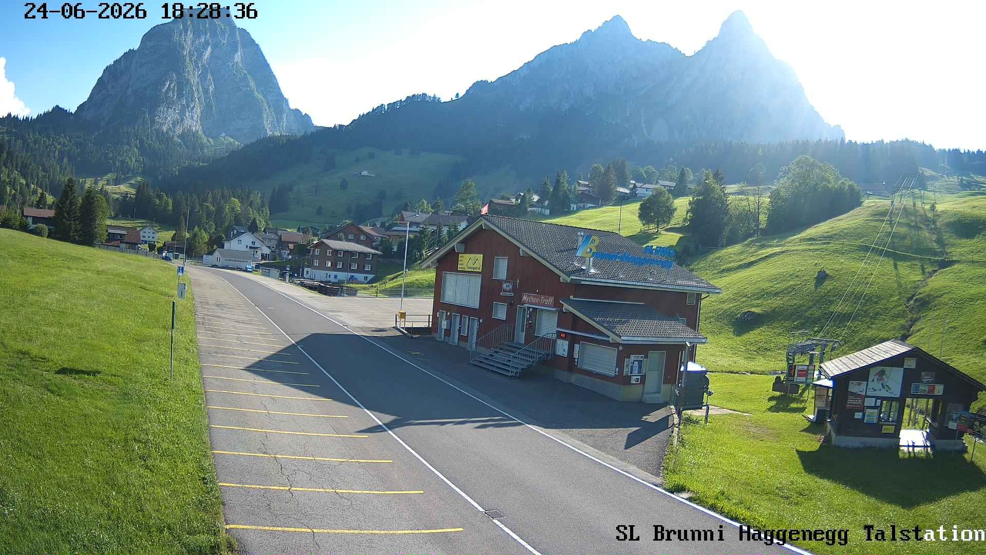 Archiv Foto Webcam Talstation Skilifte Brunni-Haggenegg, Zentralschweiz