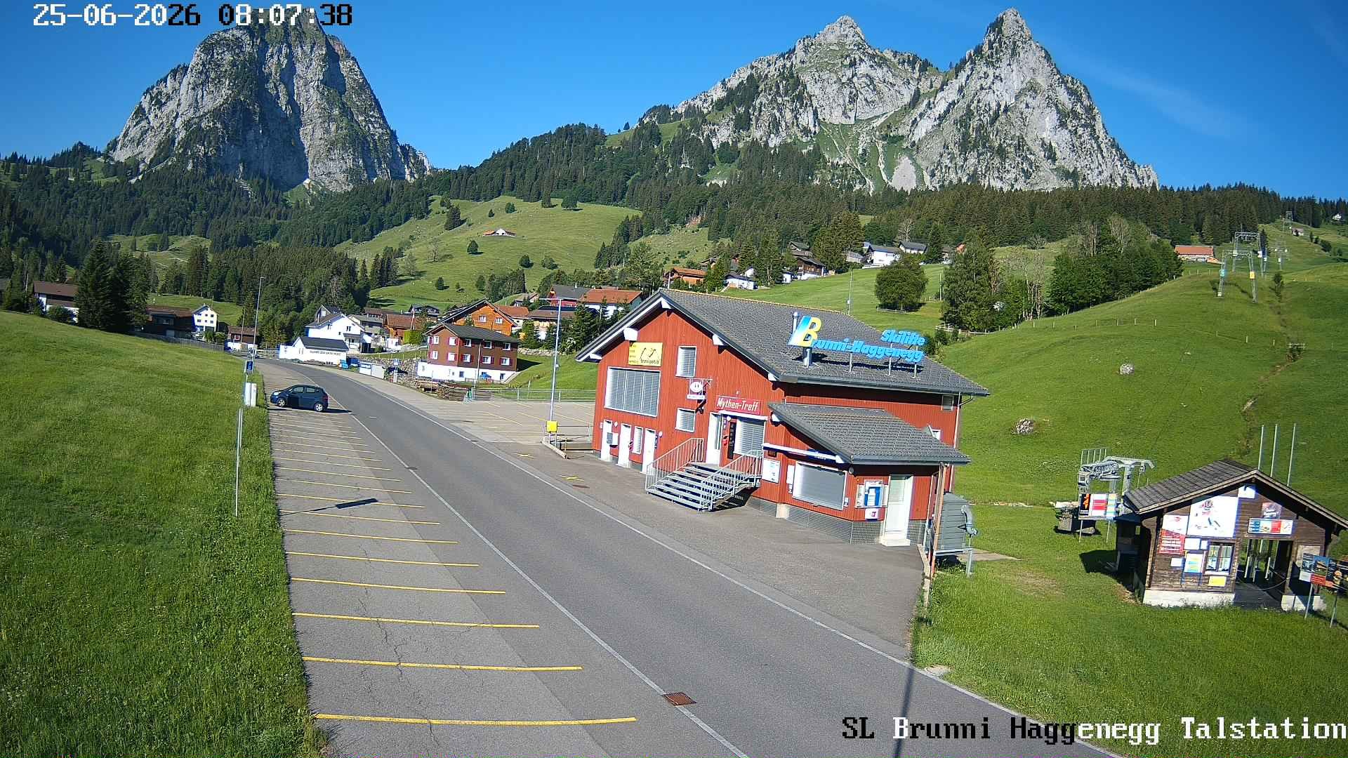 Archiv Foto Webcam Talstation Skilifte Brunni-Haggenegg, Zentralschweiz