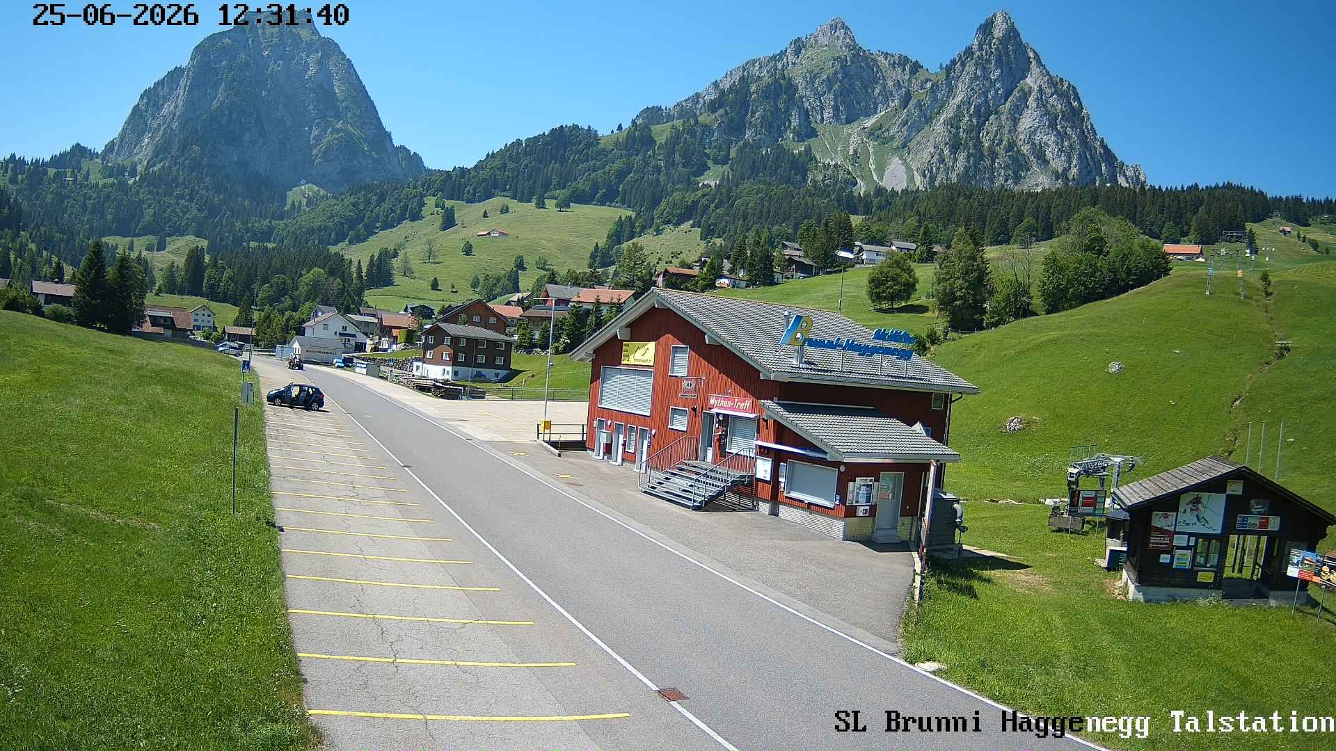 Archiv Foto Webcam Talstation Skilifte Brunni-Haggenegg, Zentralschweiz
