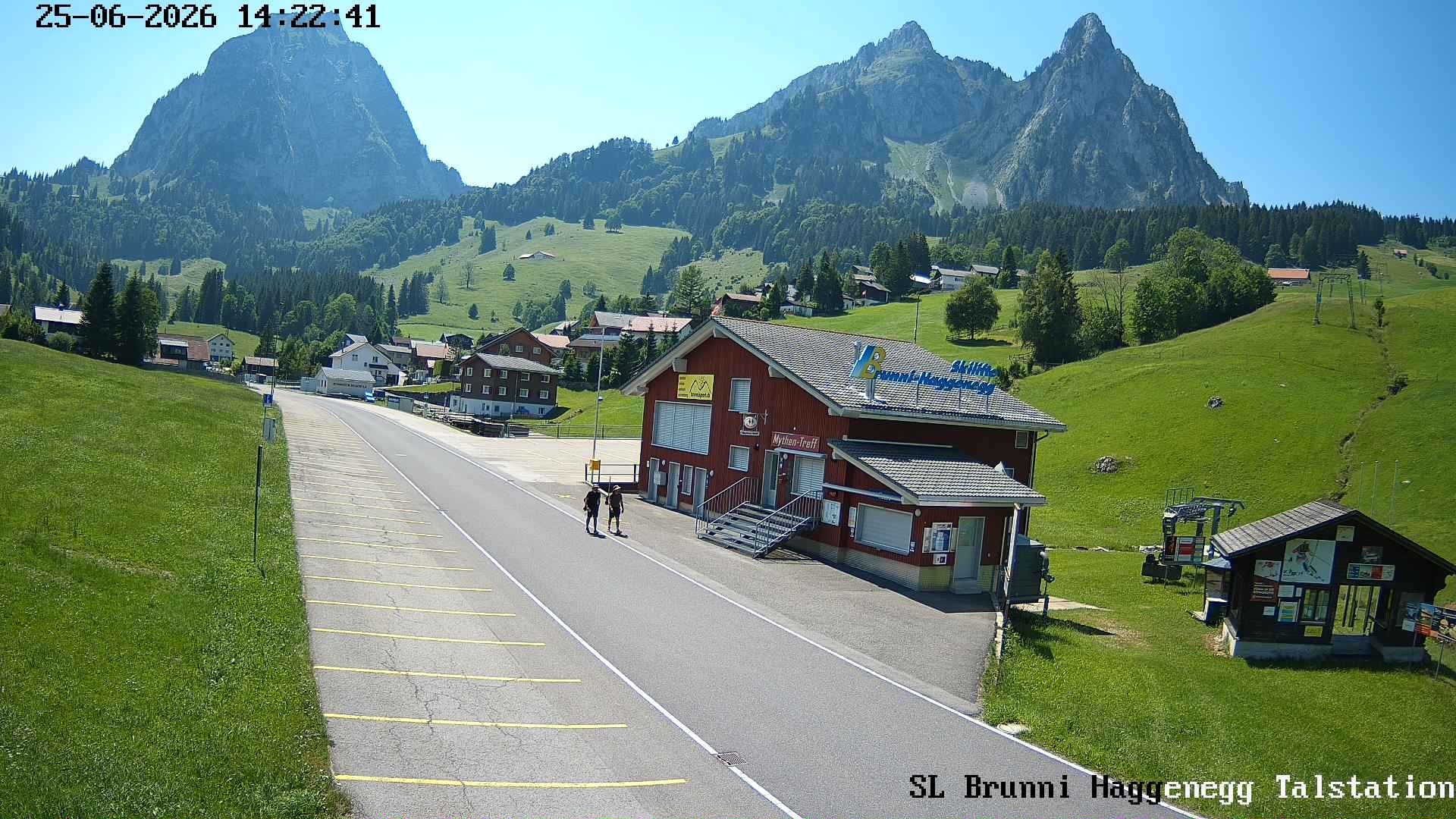 Archiv Foto Webcam Talstation Skilifte Brunni-Haggenegg, Zentralschweiz