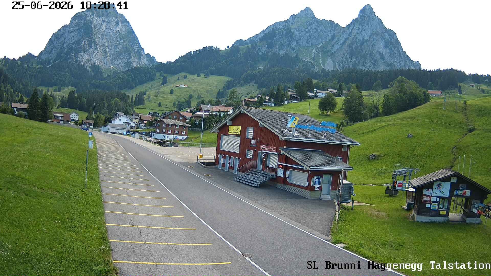 Archiv Foto Webcam Talstation Skilifte Brunni-Haggenegg, Zentralschweiz