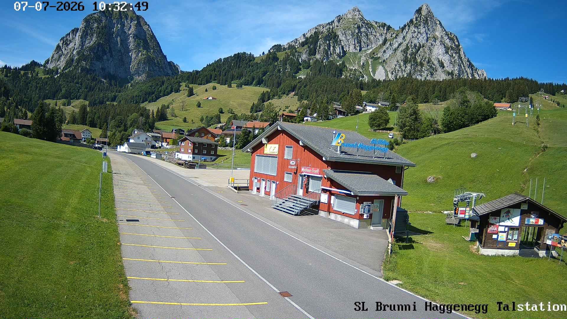 Archiv Foto Webcam Talstation Skilifte Brunni-Haggenegg, Zentralschweiz