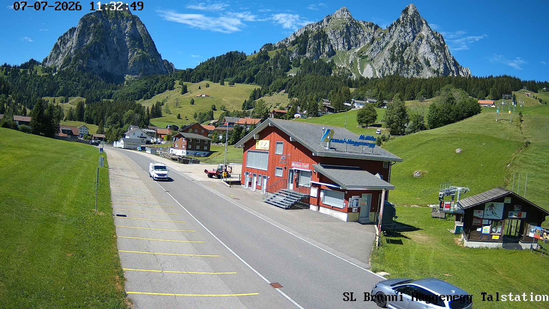 Archiv Foto Webcam Talstation Skilifte Brunni-Haggenegg, Zentralschweiz