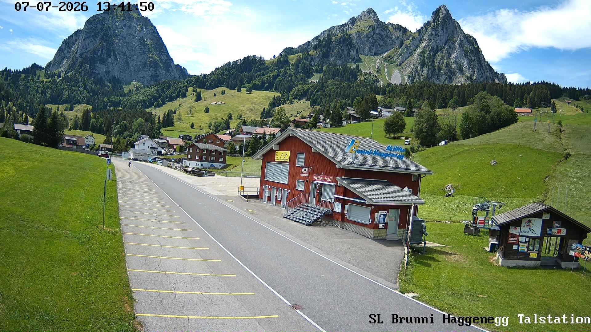 Archiv Foto Webcam Talstation Skilifte Brunni-Haggenegg, Zentralschweiz