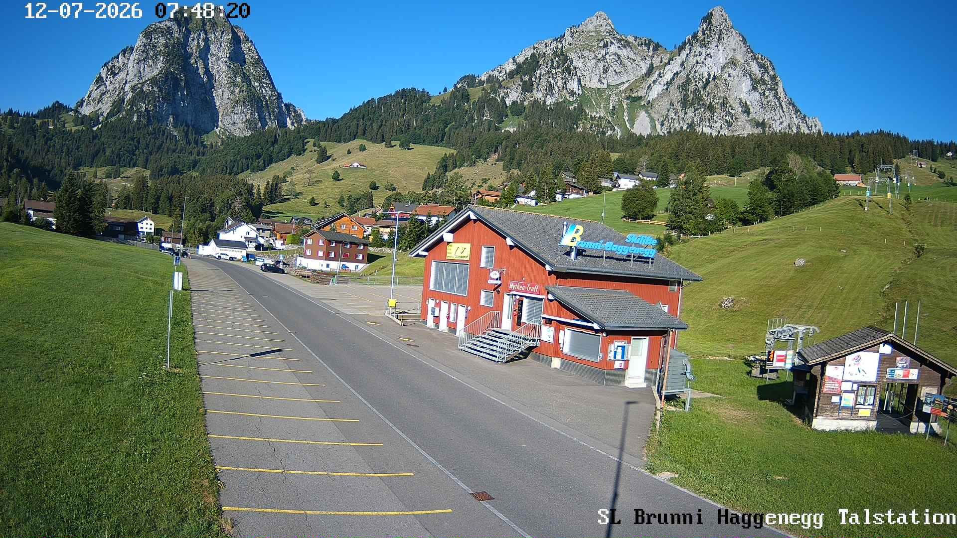 Archiv Foto Webcam Talstation Skilifte Brunni-Haggenegg, Zentralschweiz