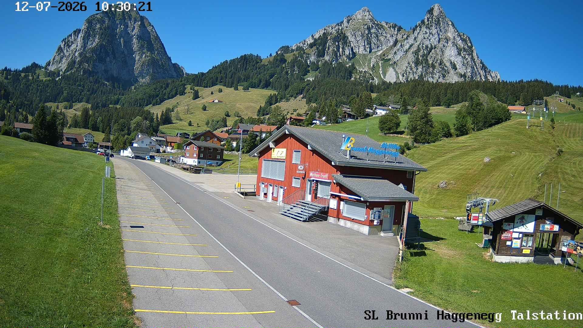 Archiv Foto Webcam Talstation Skilifte Brunni-Haggenegg, Zentralschweiz