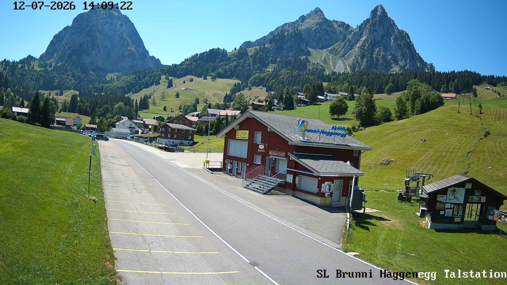 Archiv Foto Webcam Talstation Skilifte Brunni-Haggenegg, Zentralschweiz