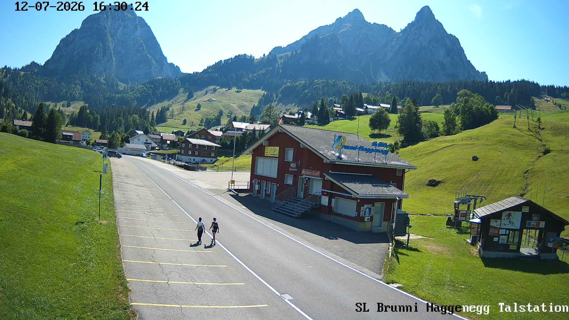 Archiv Foto Webcam Talstation Skilifte Brunni-Haggenegg, Zentralschweiz