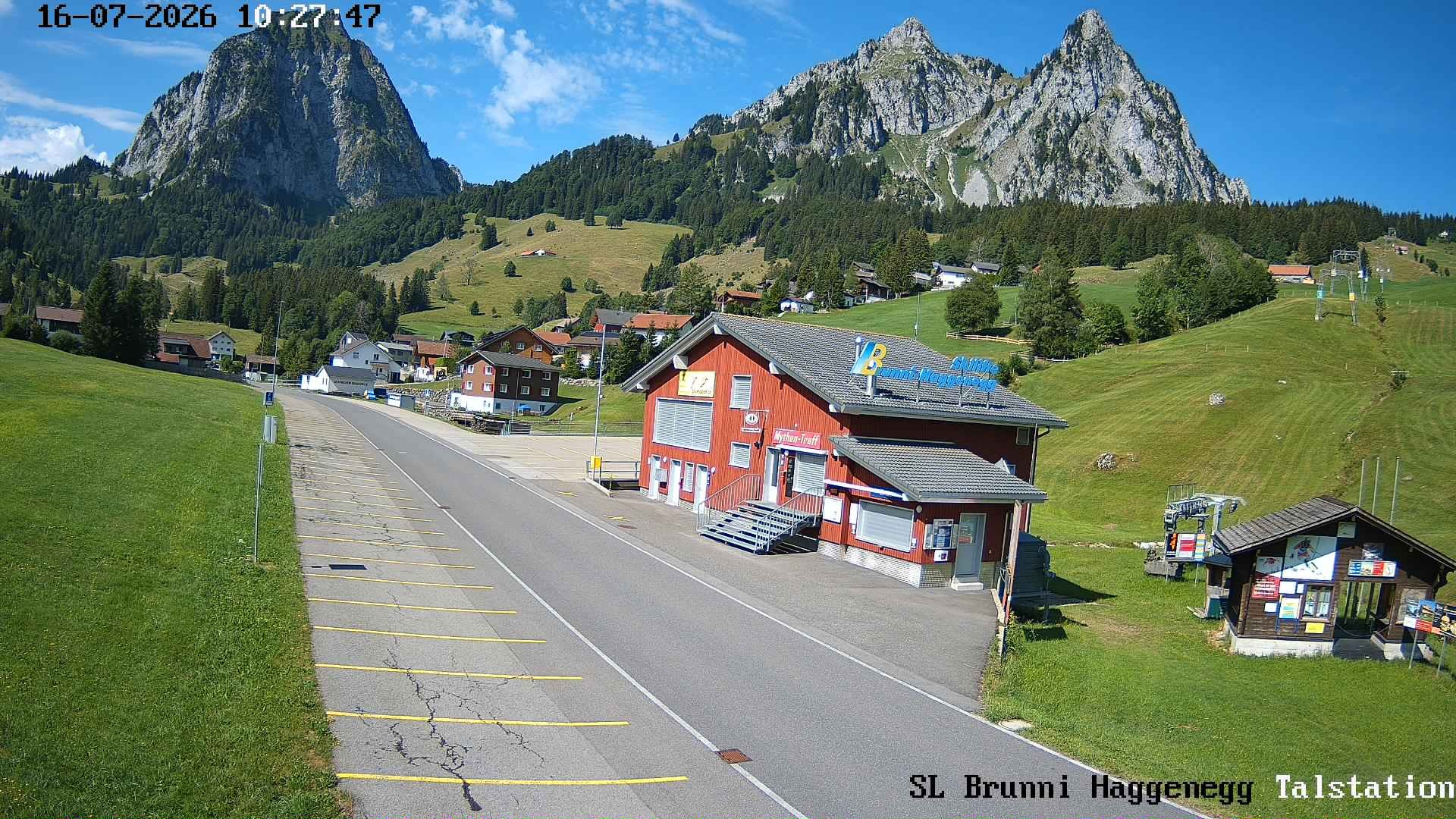 Archiv Foto Webcam Talstation Skilifte Brunni-Haggenegg, Zentralschweiz