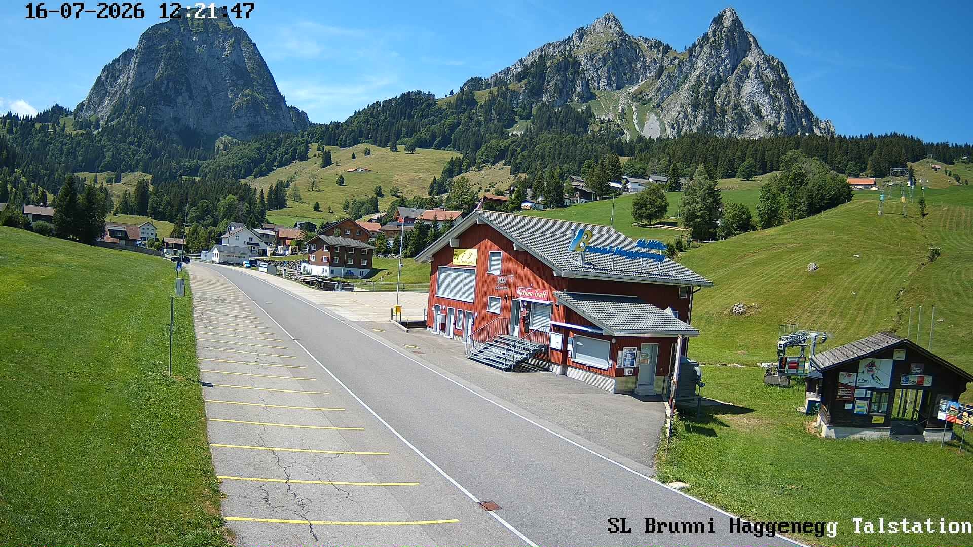 Archiv Foto Webcam Talstation Skilifte Brunni-Haggenegg, Zentralschweiz