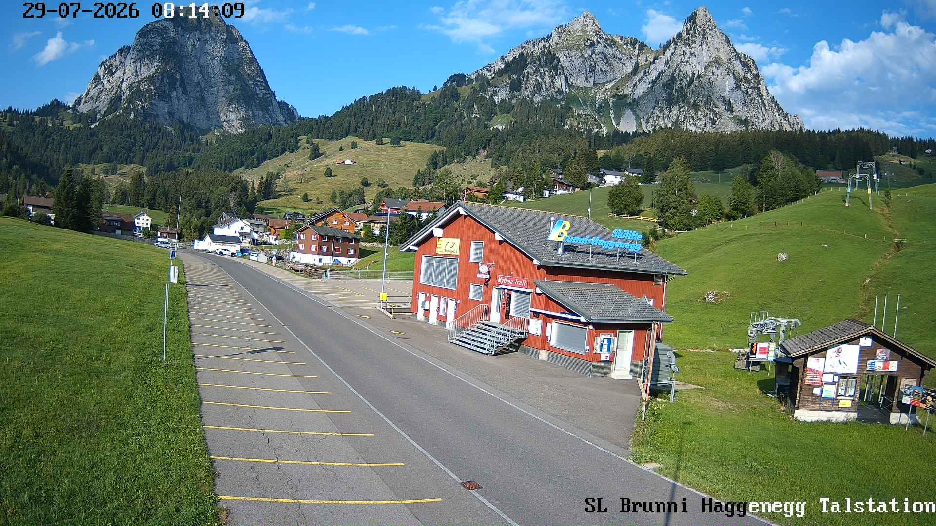 Archiv Foto Webcam Talstation Skilifte Brunni-Haggenegg, Zentralschweiz