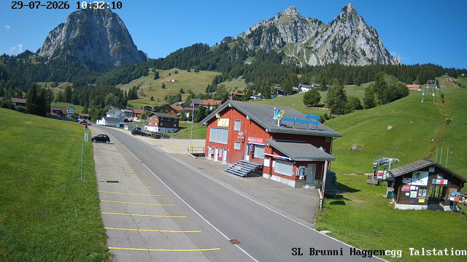 Archiv Foto Webcam Talstation Skilifte Brunni-Haggenegg, Zentralschweiz