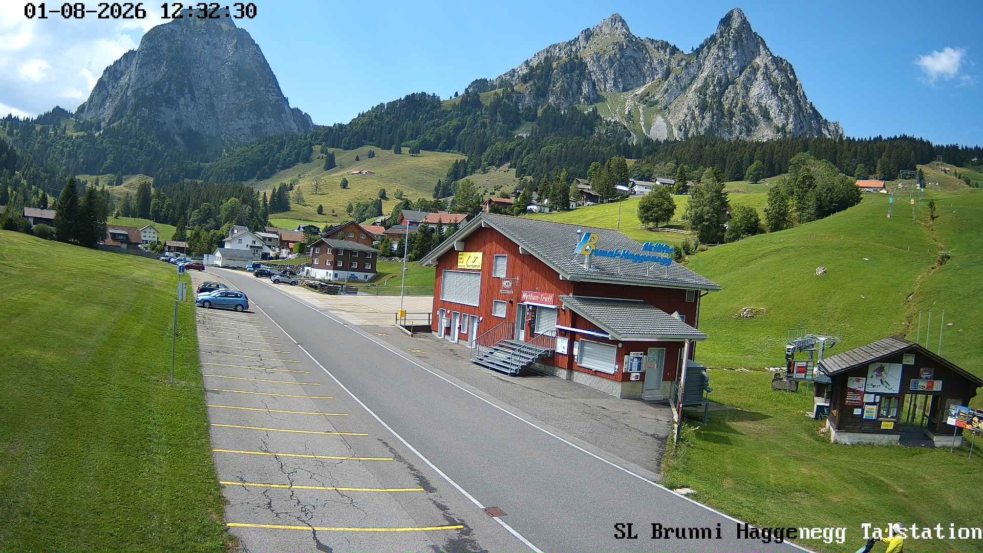 Archiv Foto Webcam Talstation Skilifte Brunni-Haggenegg, Zentralschweiz