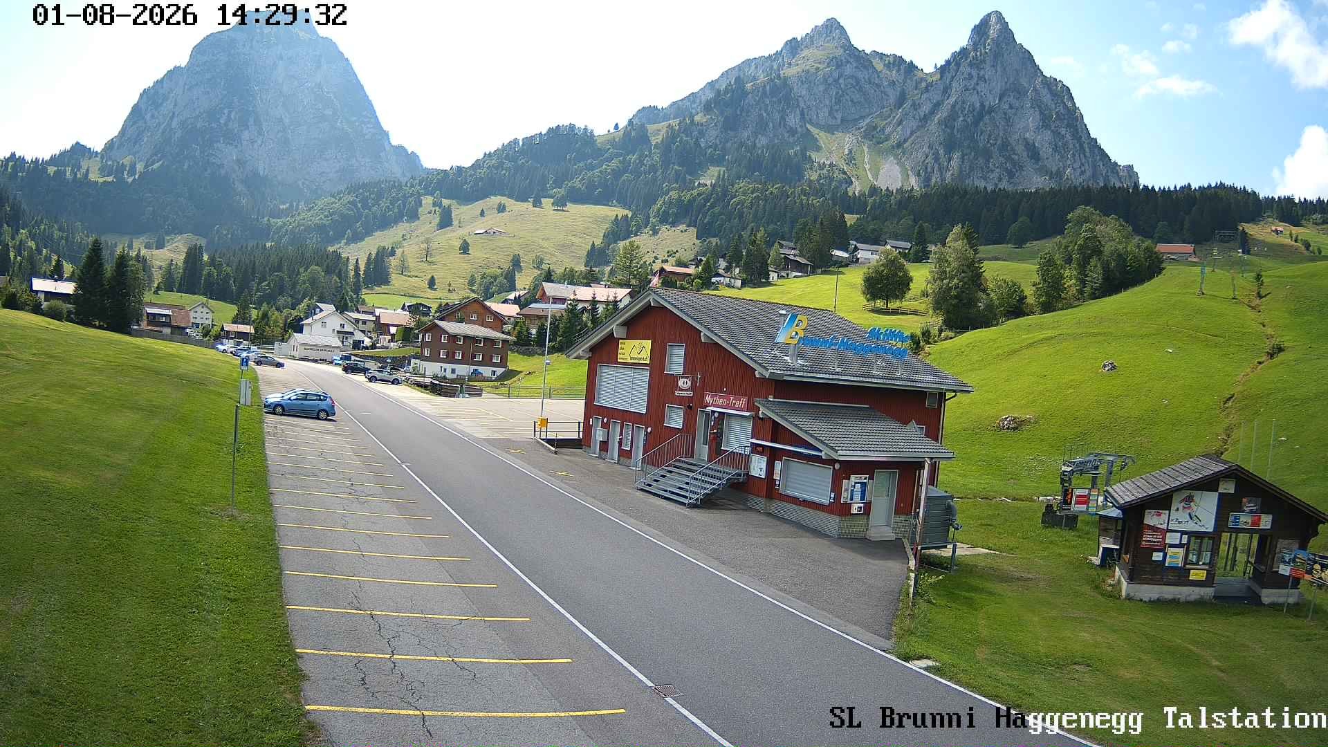 Archiv Foto Webcam Talstation Skilifte Brunni-Haggenegg, Zentralschweiz