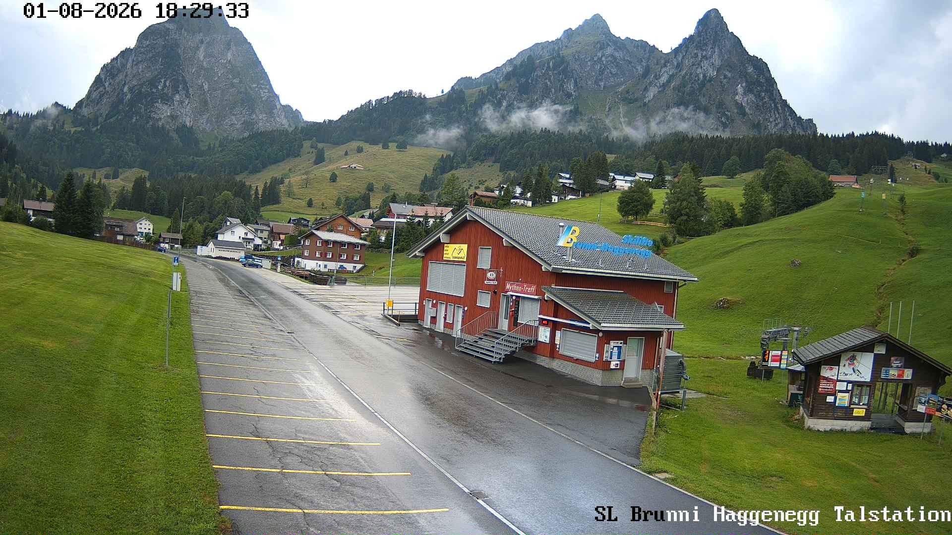 Archiv Foto Webcam Talstation Skilifte Brunni-Haggenegg, Zentralschweiz