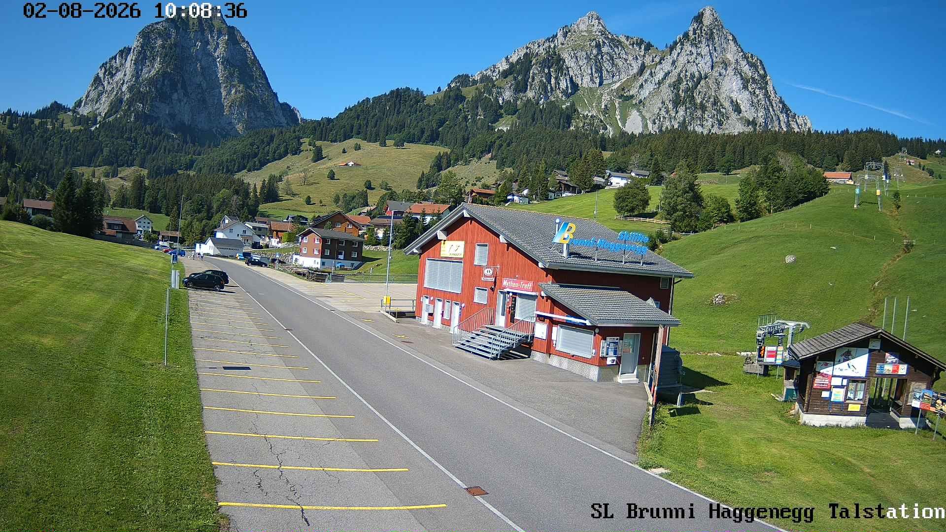 Archiv Foto Webcam Talstation Skilifte Brunni-Haggenegg, Zentralschweiz