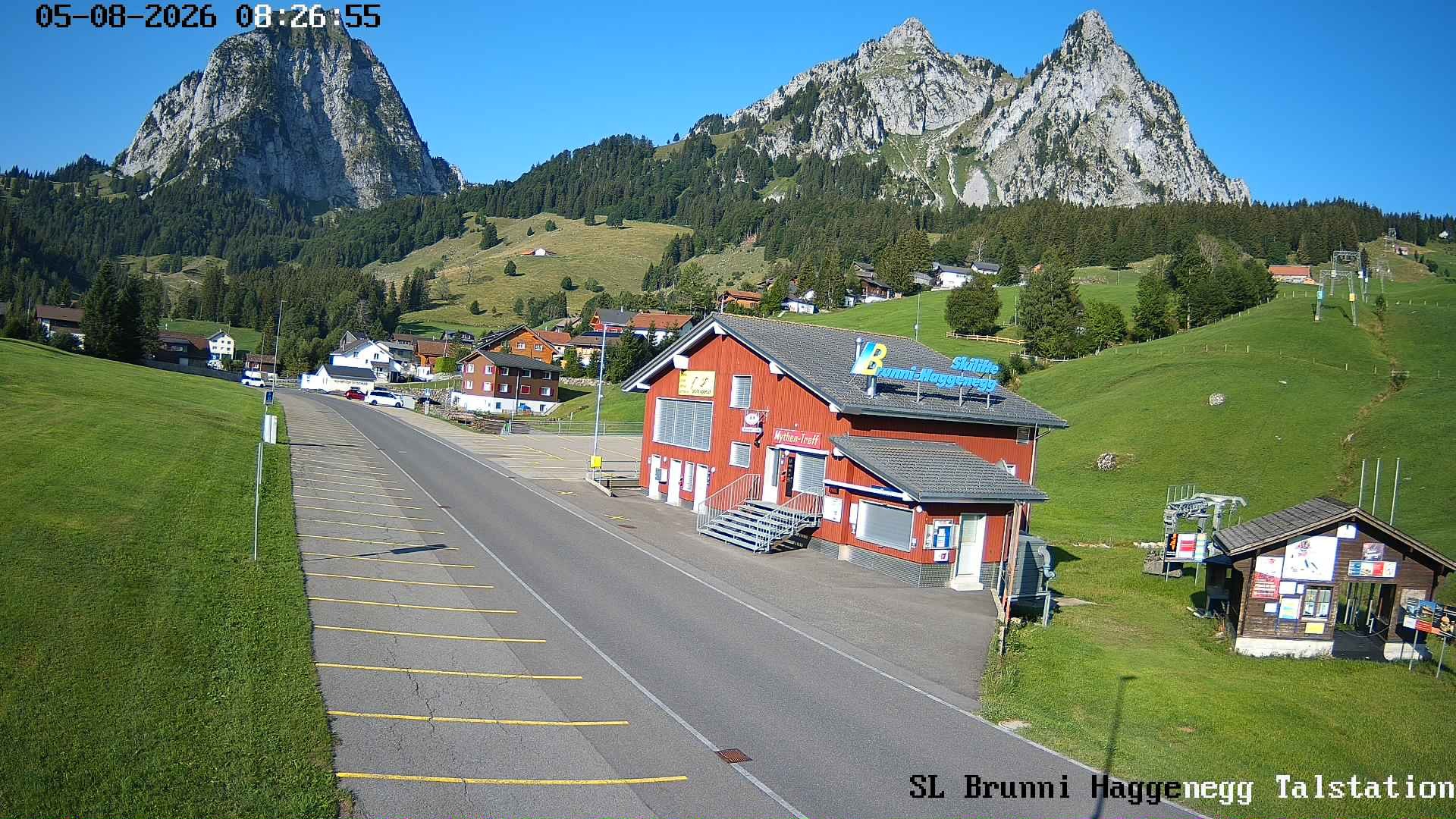 Archiv Foto Webcam Talstation Skilifte Brunni-Haggenegg, Zentralschweiz