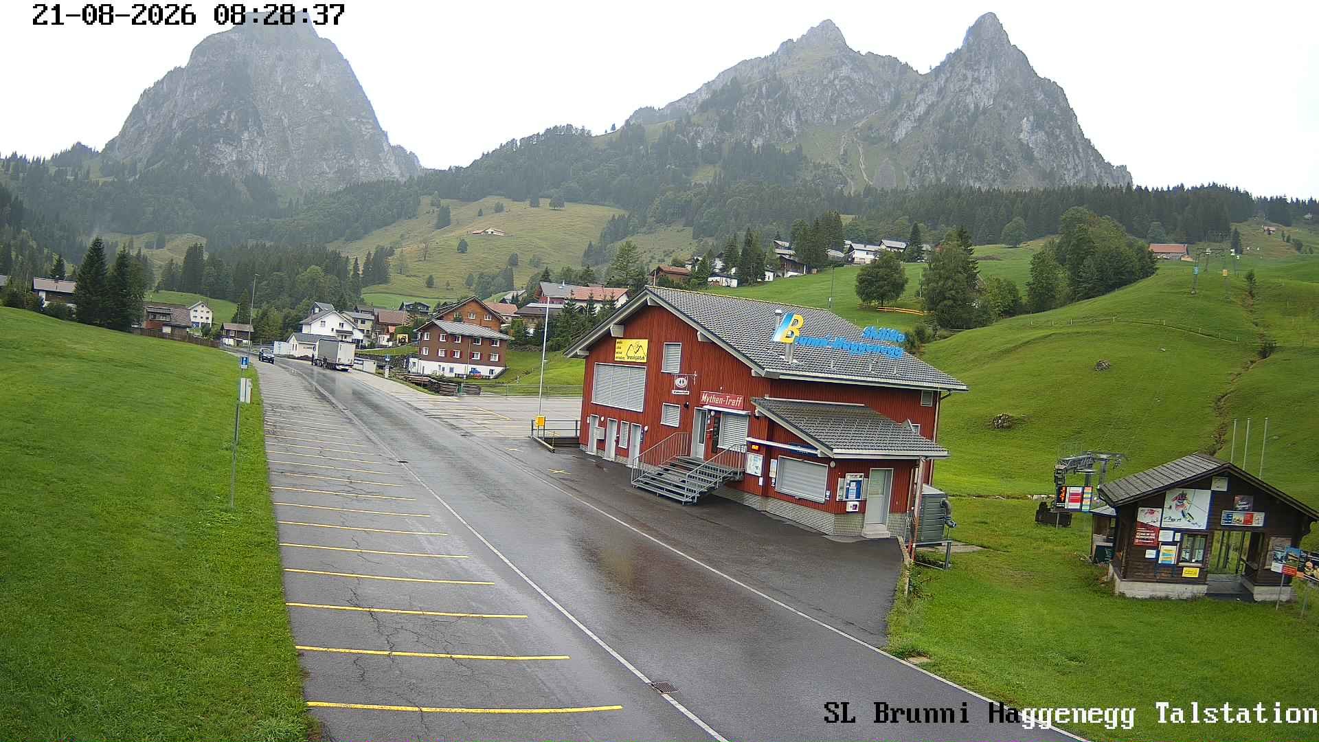 Archiv Foto Webcam Talstation Skilifte Brunni-Haggenegg, Zentralschweiz