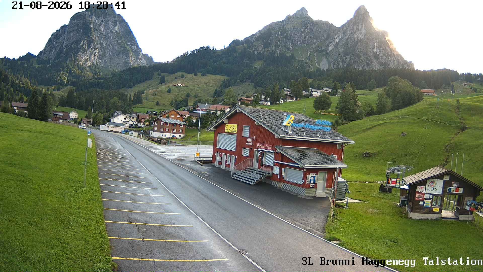 Archiv Foto Webcam Talstation Skilifte Brunni-Haggenegg, Zentralschweiz
