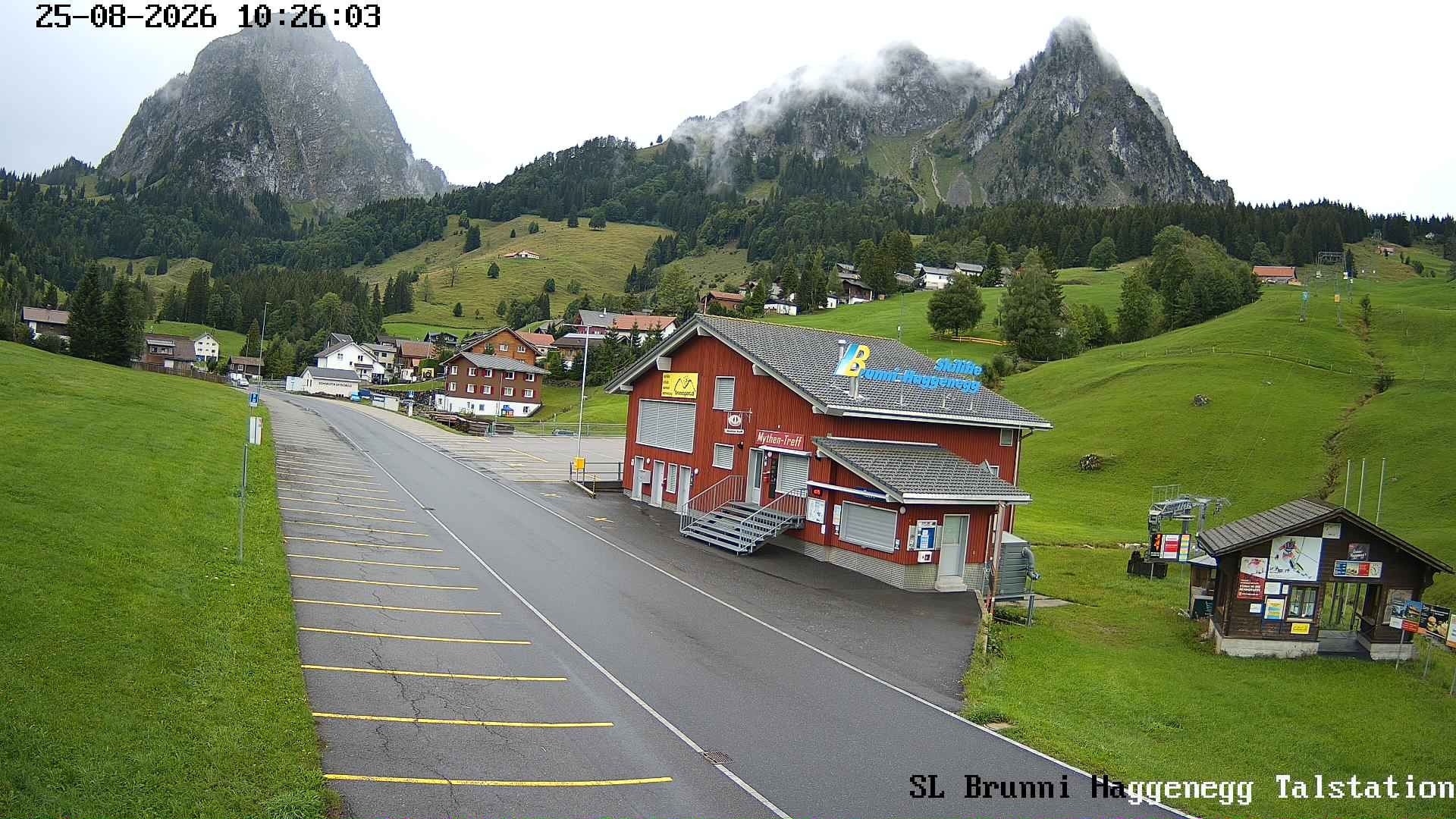 Archiv Foto Webcam Talstation Skilifte Brunni-Haggenegg, Zentralschweiz